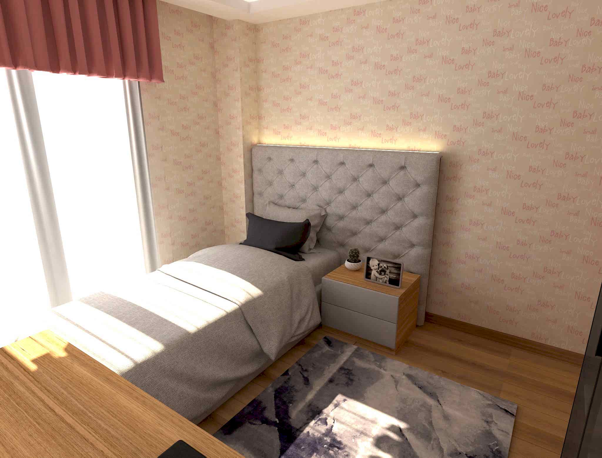 Burhan Kız Çocuk Odası Proje Tasarımı